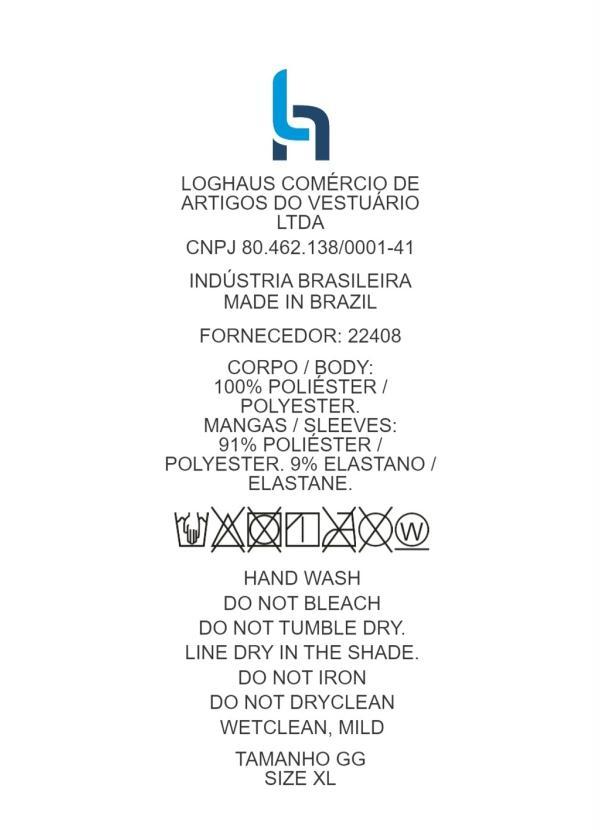 Outlet - Blazer Marinho em Helanca Peluciada Plus Size 5