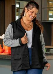 Blazer Preto em Moletinho