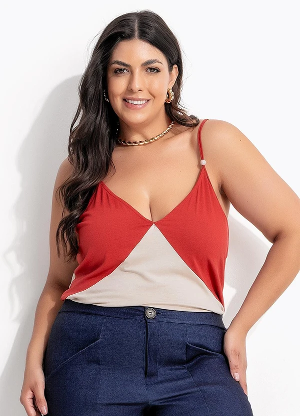 Marguerite - Blusa Bege em Malha de Viscose 3