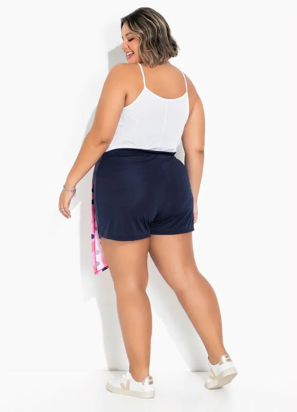 Marguerite - Blusa Branca de Alças Furadinha Plus Size 4