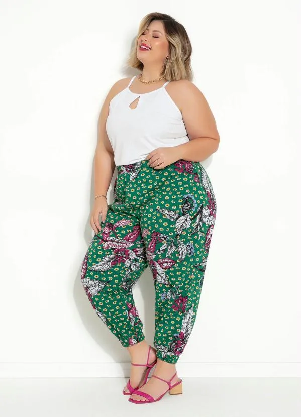 Marguerite - Blusa Branca de Alças Plus Size 4