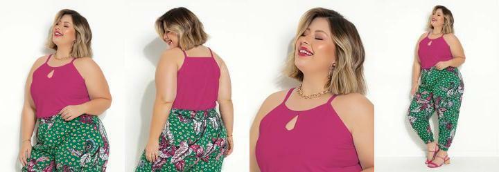 Blusa de Alas Pink Plus Size