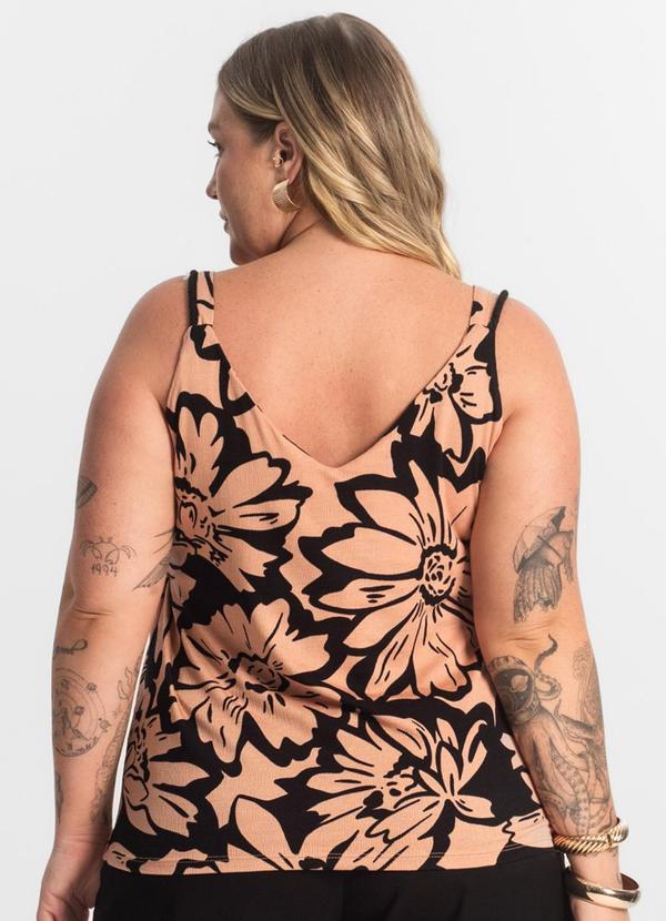 Secret Glam - Blusa Feminina de Alça Marrom 2