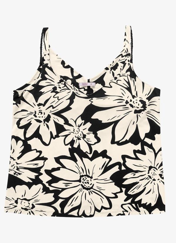 Secret Glam - Blusa Feminina de Alça Preto 2