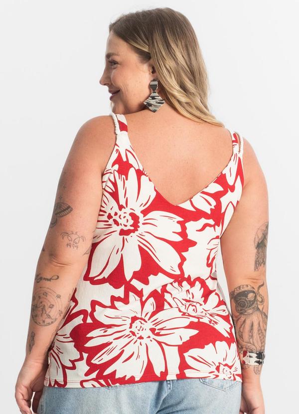 Secret Glam - Blusa Feminina de Alça Vermelho 2