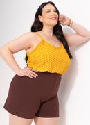 Blusa Po� Amarelo de Malha