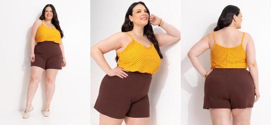 Blusa Po� Amarelo de Malha