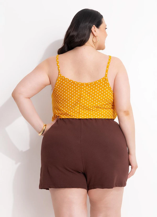 Marguerite - Blusa Poá Amarelo de Malha 2