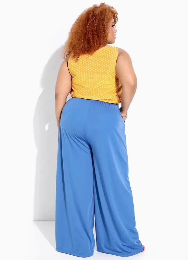 Marguerite - Blusa Poá Amarelo em Malha Crepe 4