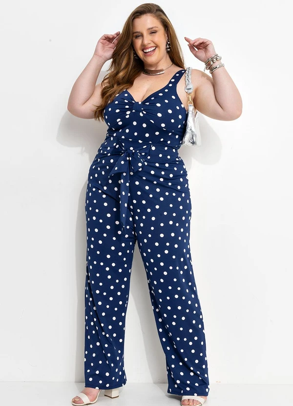 Marguerite - Blusa Poá Marinho em Malha Fria 3