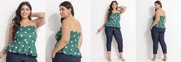 Blusa Po Verde em Malha Texturizada