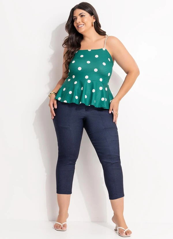 Marguerite - Blusa Poá Verde em Malha Texturizada 5