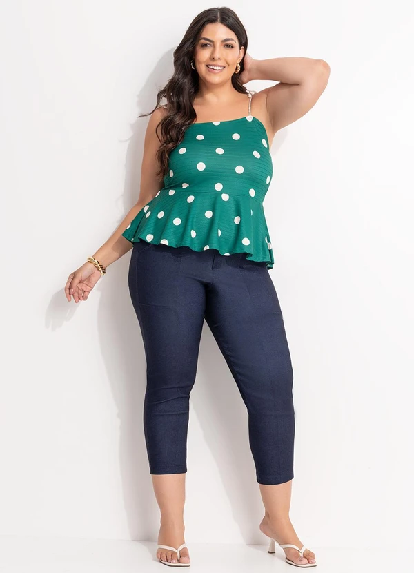 Marguerite - Blusa Poá Verde em Malha Texturizada 7