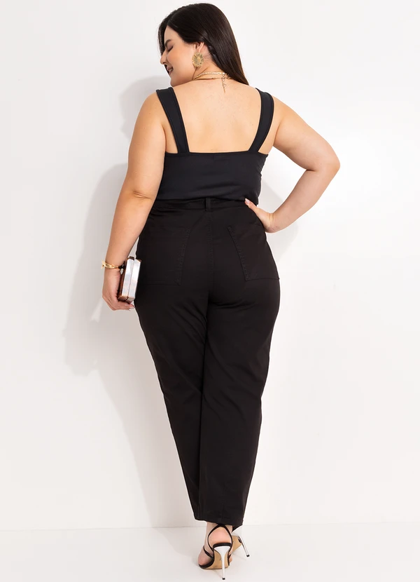 Marguerite - Blusa Preto em Moletinho 2