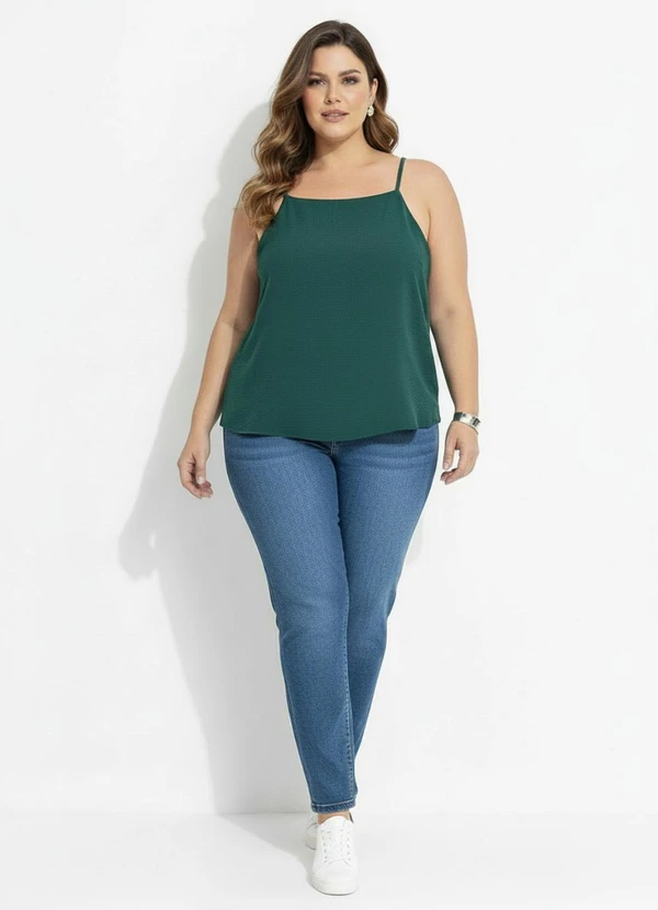 Marguerite - Blusa Verde em Crepe 3