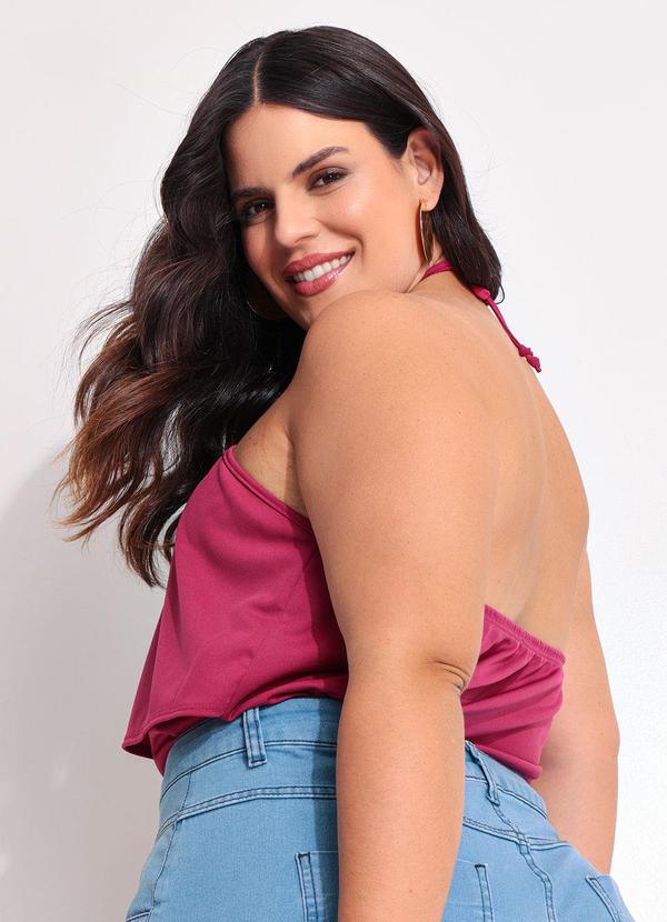 Marguerite - Blusa Vinho em Malha 2