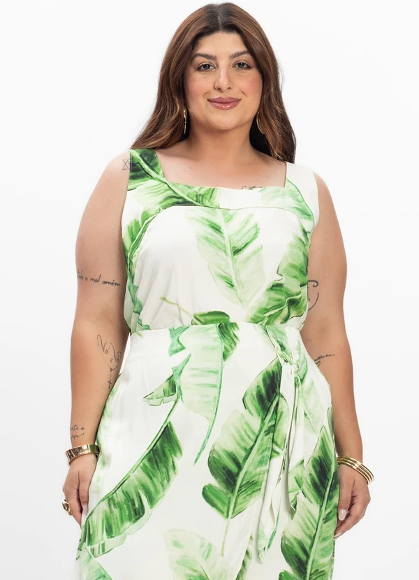 Secret Glam - Regata Feminina Plus Size Bege 2