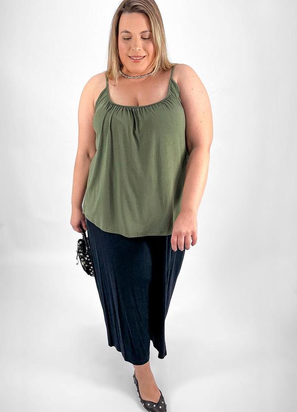 Miss Masy Plus - Regata Jaque Verde Musgo 3