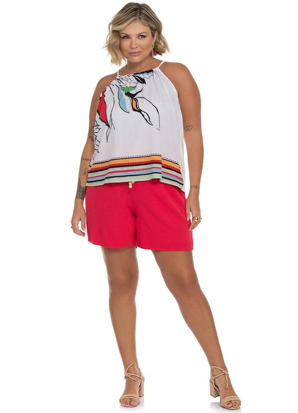 Secret Glam - Shorts Viscose Feminino Vermelho 3