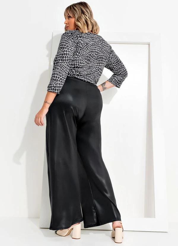 Marguerite - Blusa Abstrata em Jersey