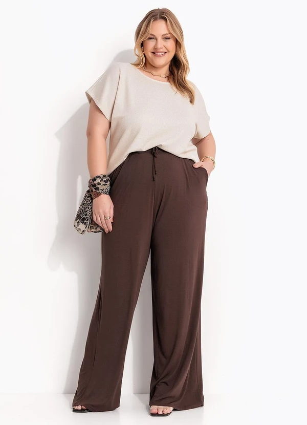 Marguerite - Blusa Bege em Malha Lurex com Brilho 5