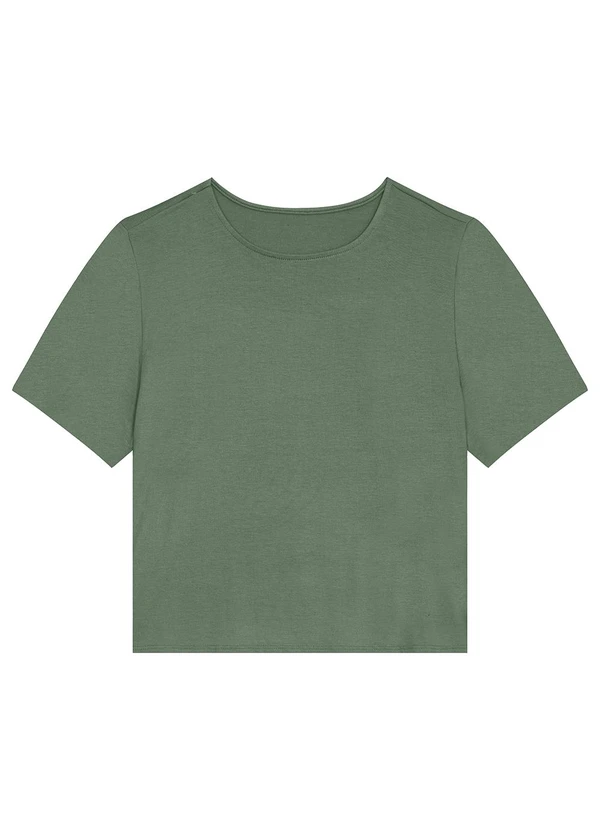 Malwee - Blusa Box em Viscolinho Plus Verde 5