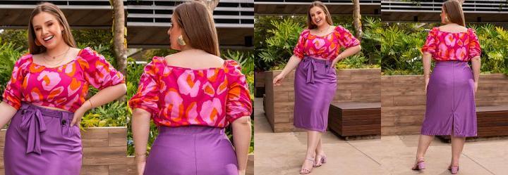 Blusa Ona Pink em Malha