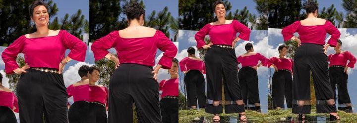 Blusa Prpura em Malha