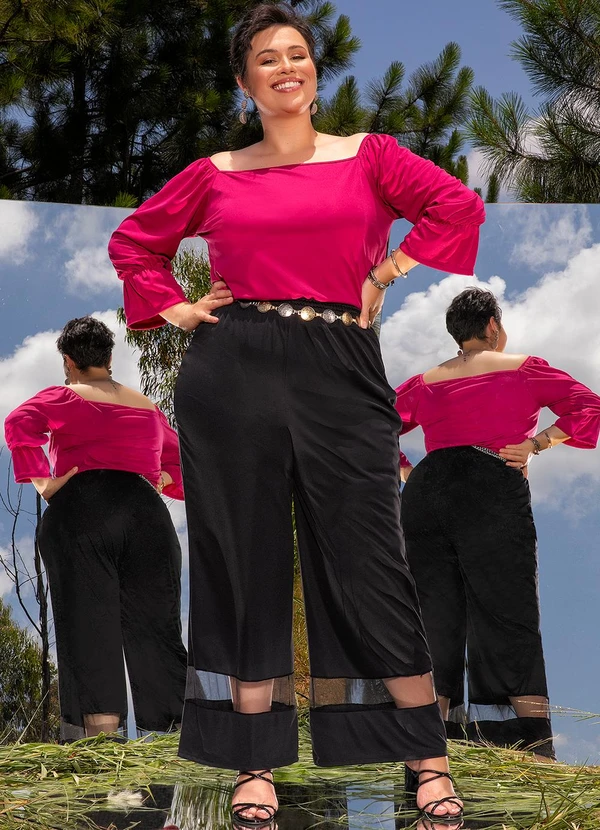 Marguerite - Blusa Púrpura em Malha 3