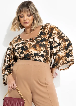 Marguerite - Blusa Tie Dye em Malha de Viscose - MARGUERITE