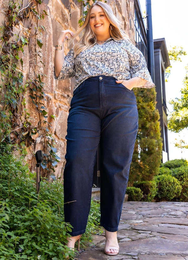 Marguerite - Blusa Abstrato Clean em Jersey Acetinado 9