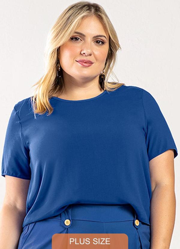 Rezzato - Blusa All Moments Adulto Plus Feminino Azul