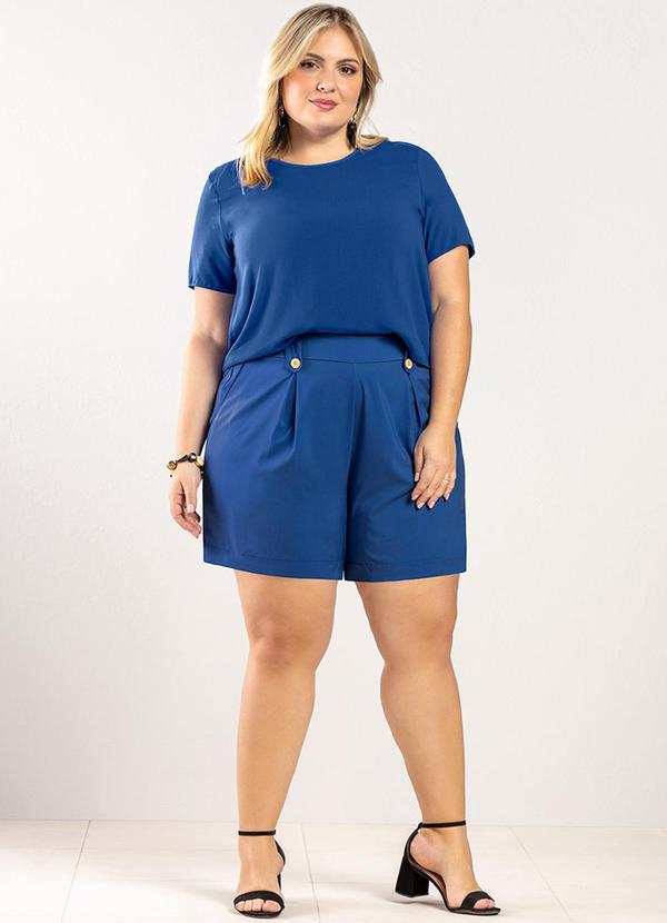 Rezzato - Blusa All Moments Adulto Plus Feminino Azul
