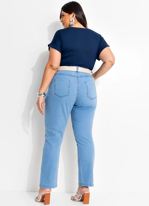 Marguerite - Blusa Azul Escuro em Malha de Viscose 4