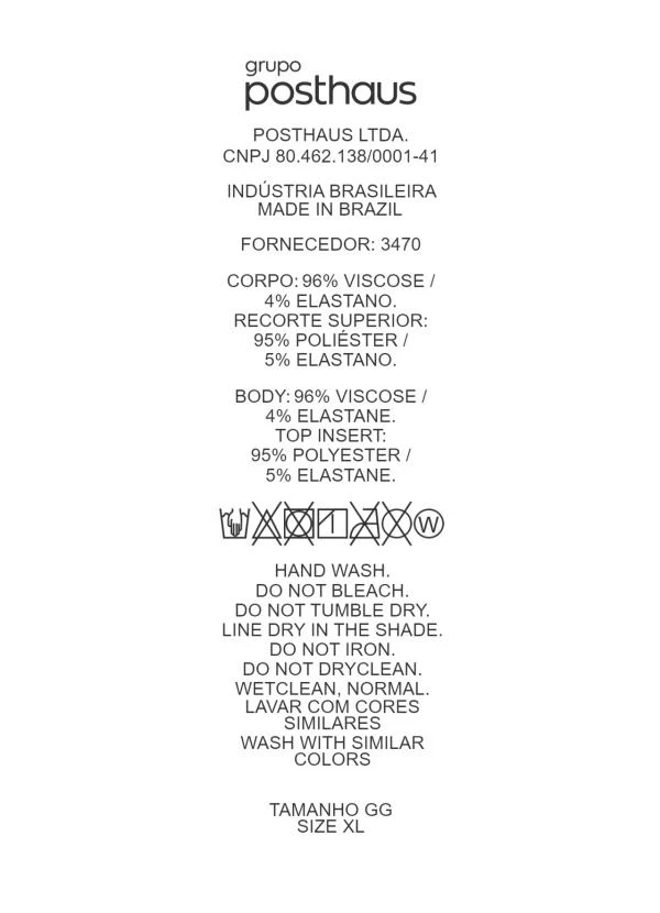 Marguerite - Blusa Azul Escuro em Malha de Viscose 8