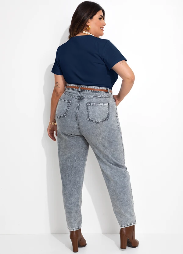 Marguerite - Blusa Azul Marinho com Bordado 4