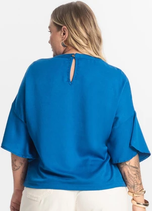 Secret Glam - Blusa Azul - SECRET GLAM