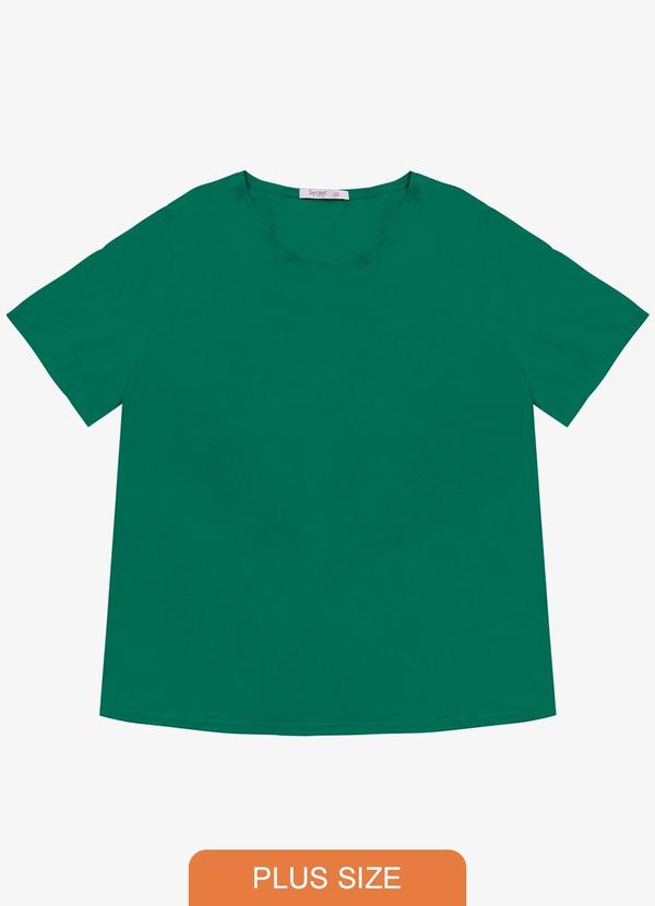 Secret Glam - Blusa Básica Plus Size Verde