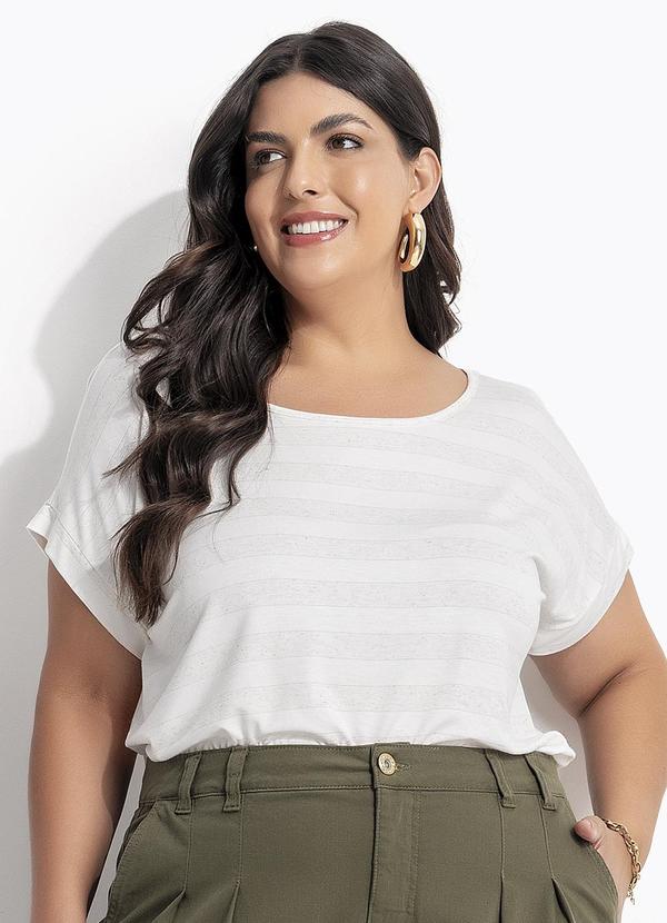 Blusa (Bege) em Canelado