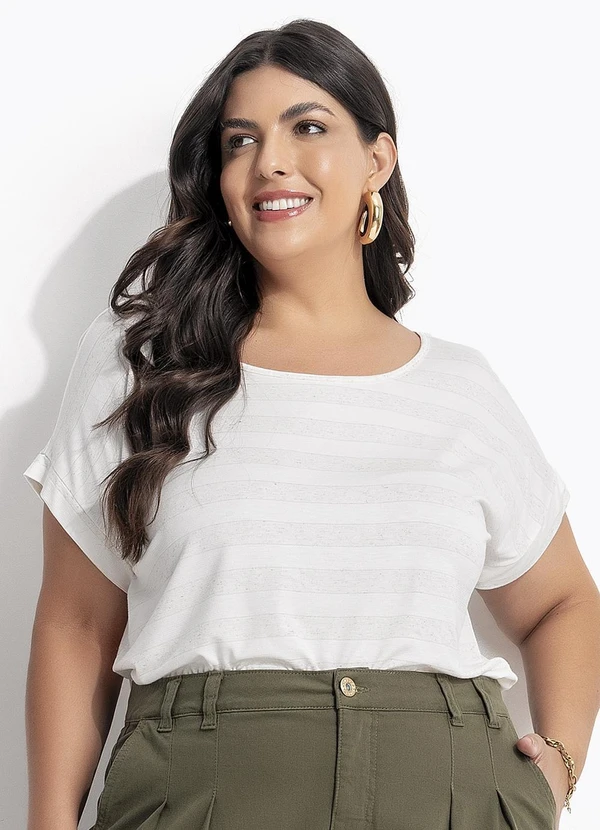 Marguerite - Blusa Bege em Canelado 5