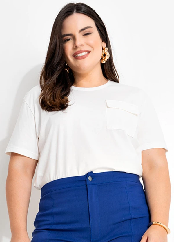 Marguerite - Blusa Bege em Malha de Algodão 4