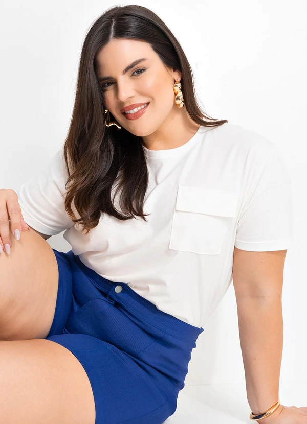 Marguerite - Blusa Bege em Malha de Algodão 2