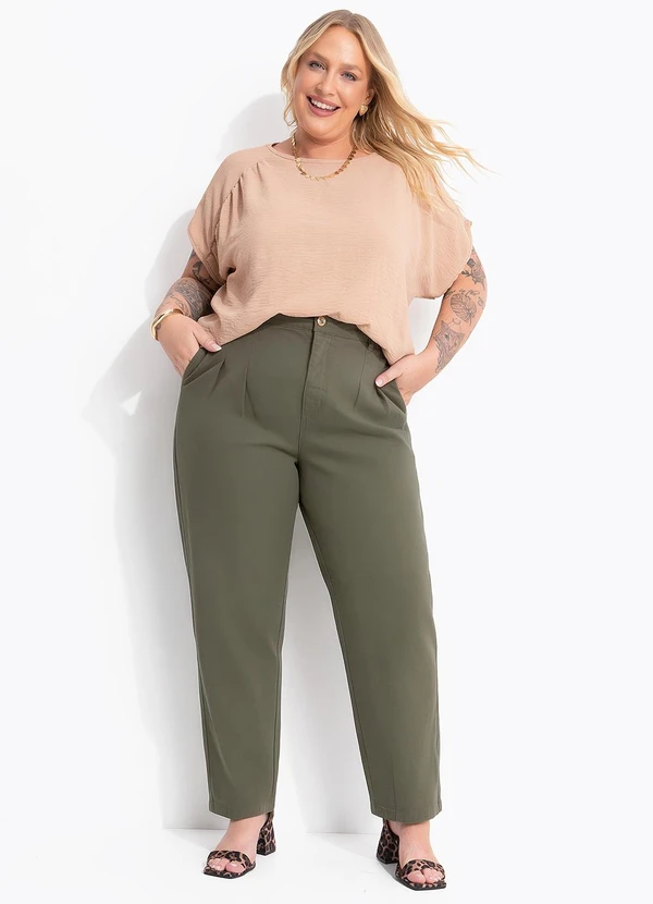 Marguerite - Blusa Bege em Tecido Leve 3