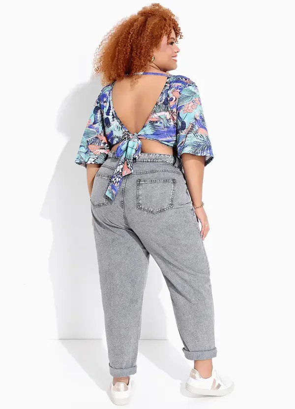 Marguerite - Blusa Borboleta Abstrata 4