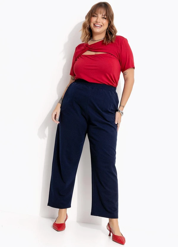 Marguerite - Blusa Bordô em Malha de Viscose 6