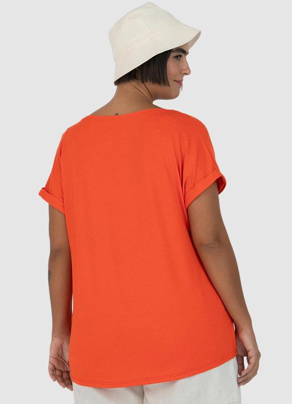 Malwee - Blusa Botonê Feminina Laranja 2