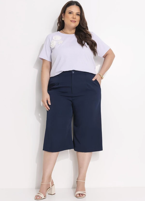 Marguerite - Blusa Branca com Aplicação de Flores 12