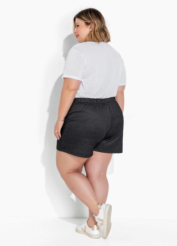 Marguerite - Blusa Branca com Estampa Plus Size 3