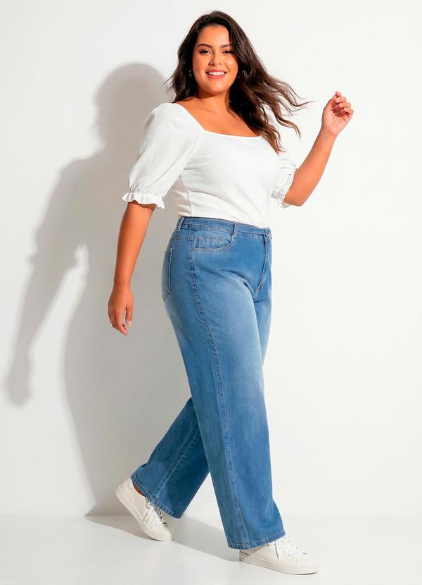 Marguerite - Blusa Branca em Malha Anarruga 3