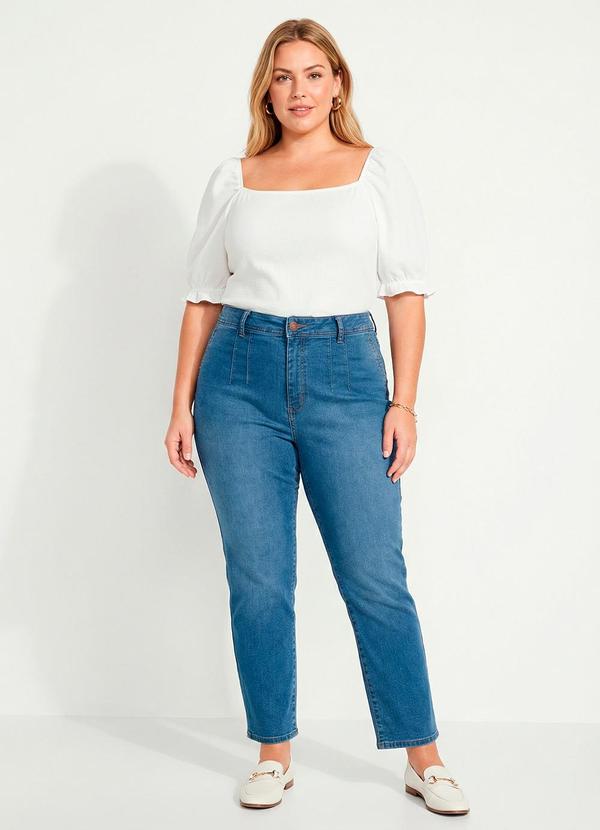 Marguerite - Blusa Branca em Malha Anarruga 5